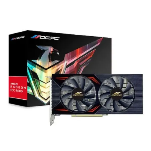 OCPC Radeon RX 6600 LE 8GB XE GDDR6 Graphics Card (Black)